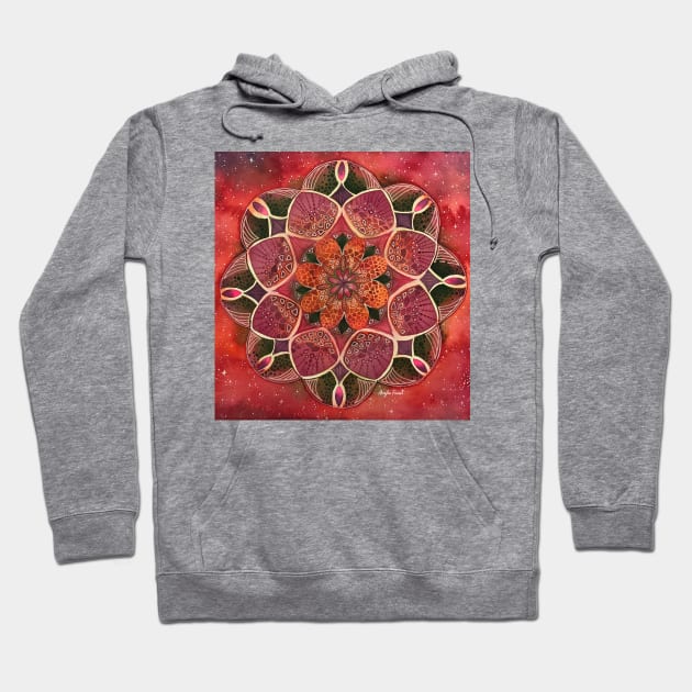 Mandala Flower Hoodie by amyliafaizalart